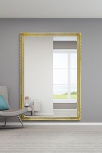 Fenton Vintage Gold Antique Design Large Leaner Mirror 6ft7 x 4ft7 200 x 140 CM