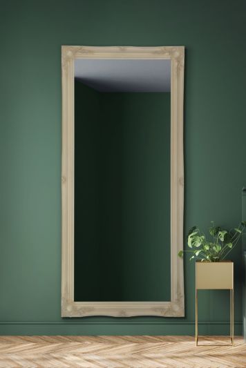Hamilton Cream Shabby Chic Design Large Dress Mirror 167 x 76 CM