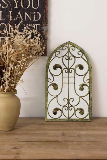 Dorset Arched Garden Accent Mirror 40 x 24 CM