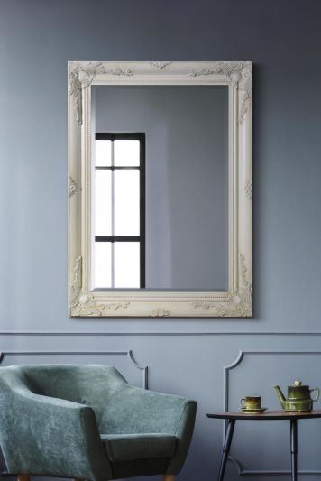 Buxton Ivory Wall Mirror 108 x 78 CM