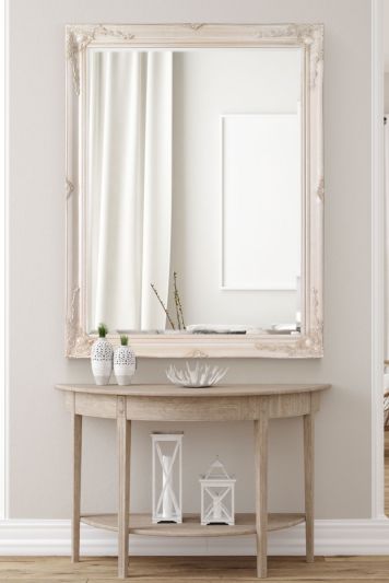 Buxton Ivory Large Leaner Mirror 140 x 109 CM