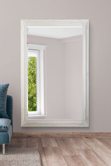 Buxton White Leaner Mirror 170 x 109 CM