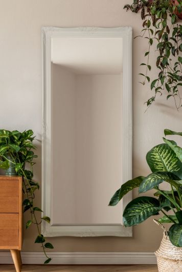 Kingsbury White Classic Dress Mirror 168 x 76 CM