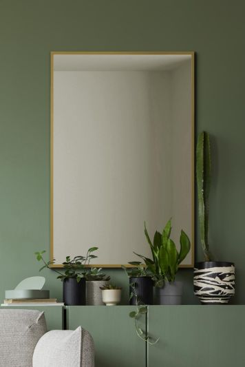 The Artus - Gold Aluminium Edged Wall Mirror 24" X 16" (60CM X 40CM)